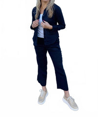 Pure Amici - Cropped Linen Pant