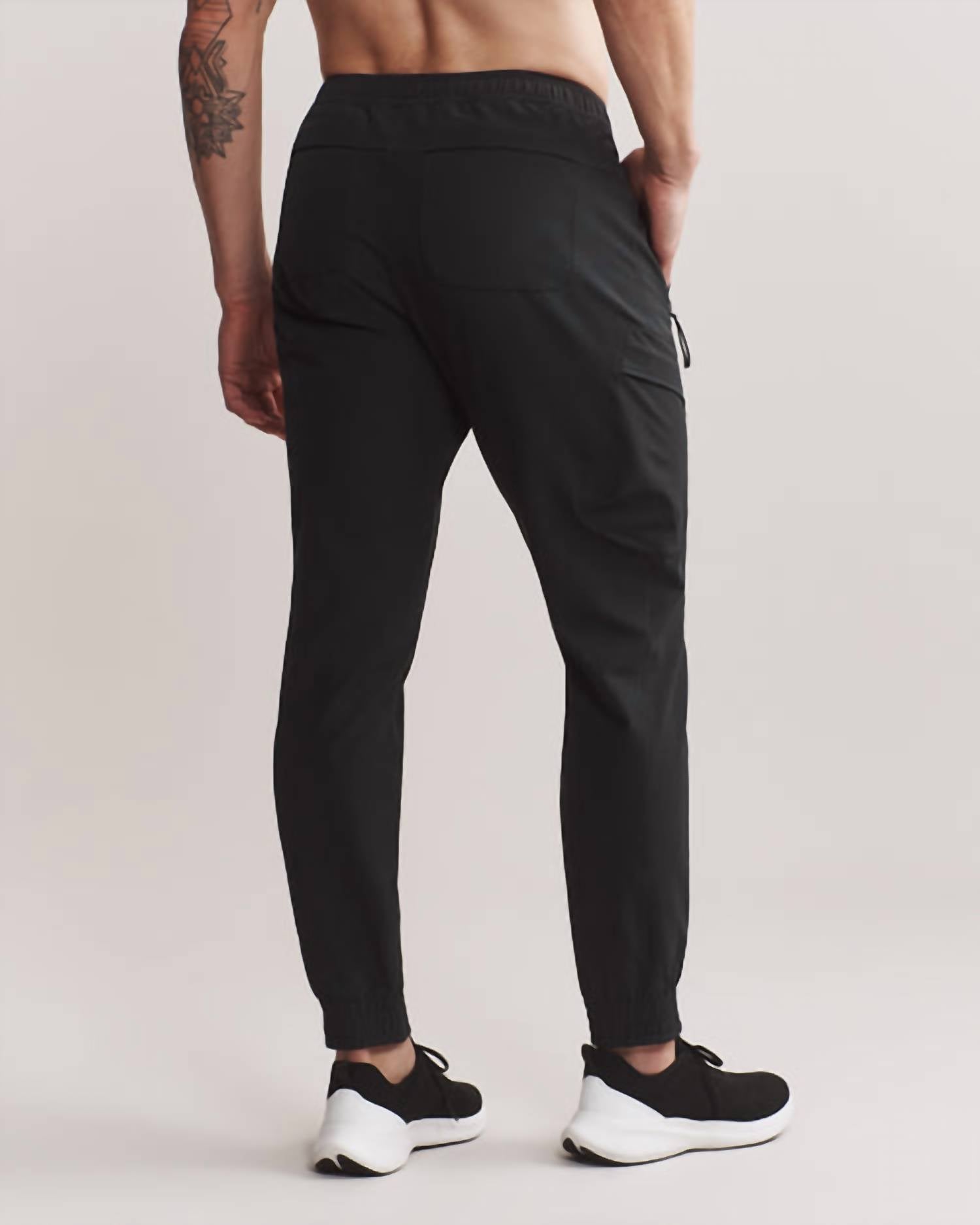 RHONE Altitude Cargo Pants in black - men's pants - alternate view