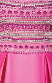 Embellished strapless ballgown