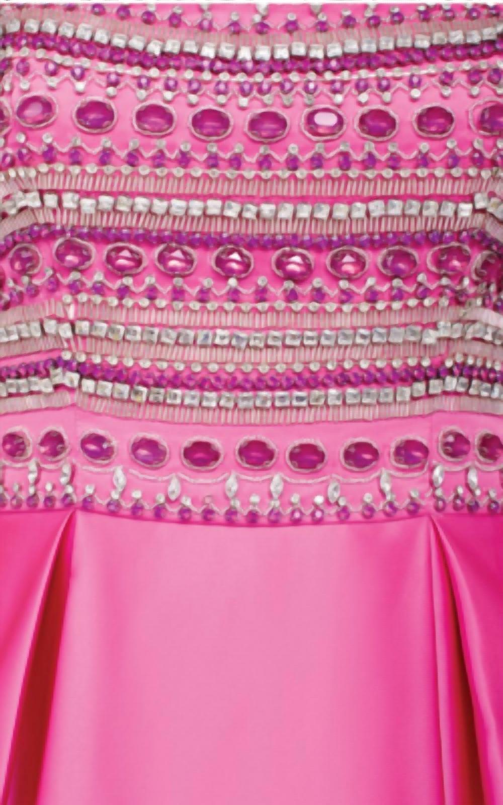Embellished strapless ballgown
