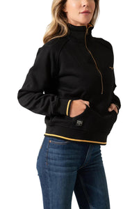 Kimes Ranch - Women's Malta Cropped 1/4 Zip Sweatshirt