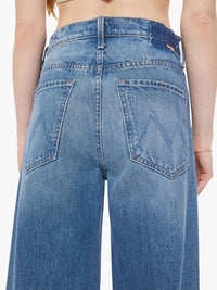 Mother Ditcher Roller Zip Sneak Jeans in remember when - women's jeans - view 4