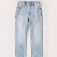 Abercrombie & Fitch - Women's Curve Love High Rise Mom Jeans
