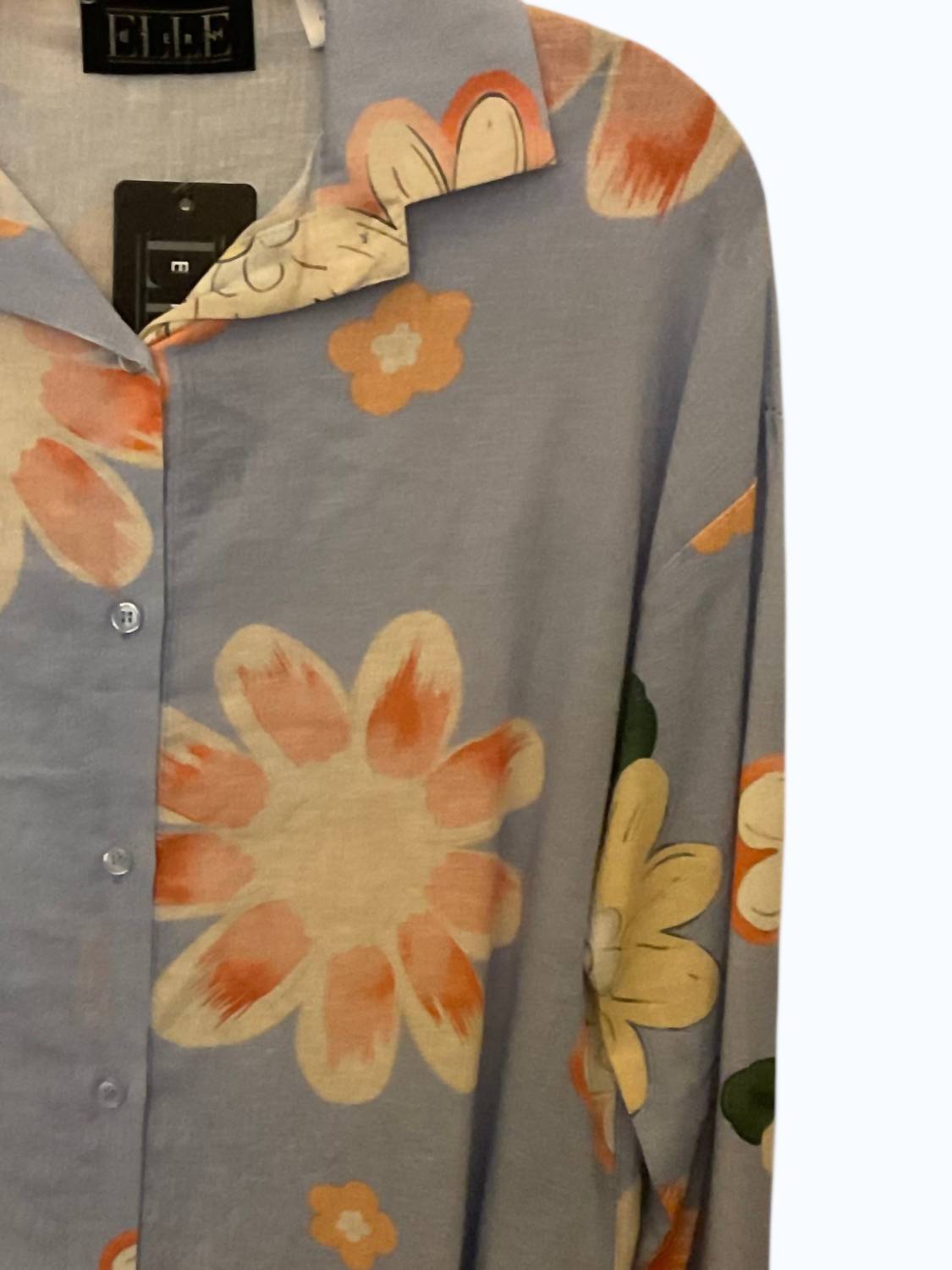 Eternelle - Women's Button Down Floral Shirt