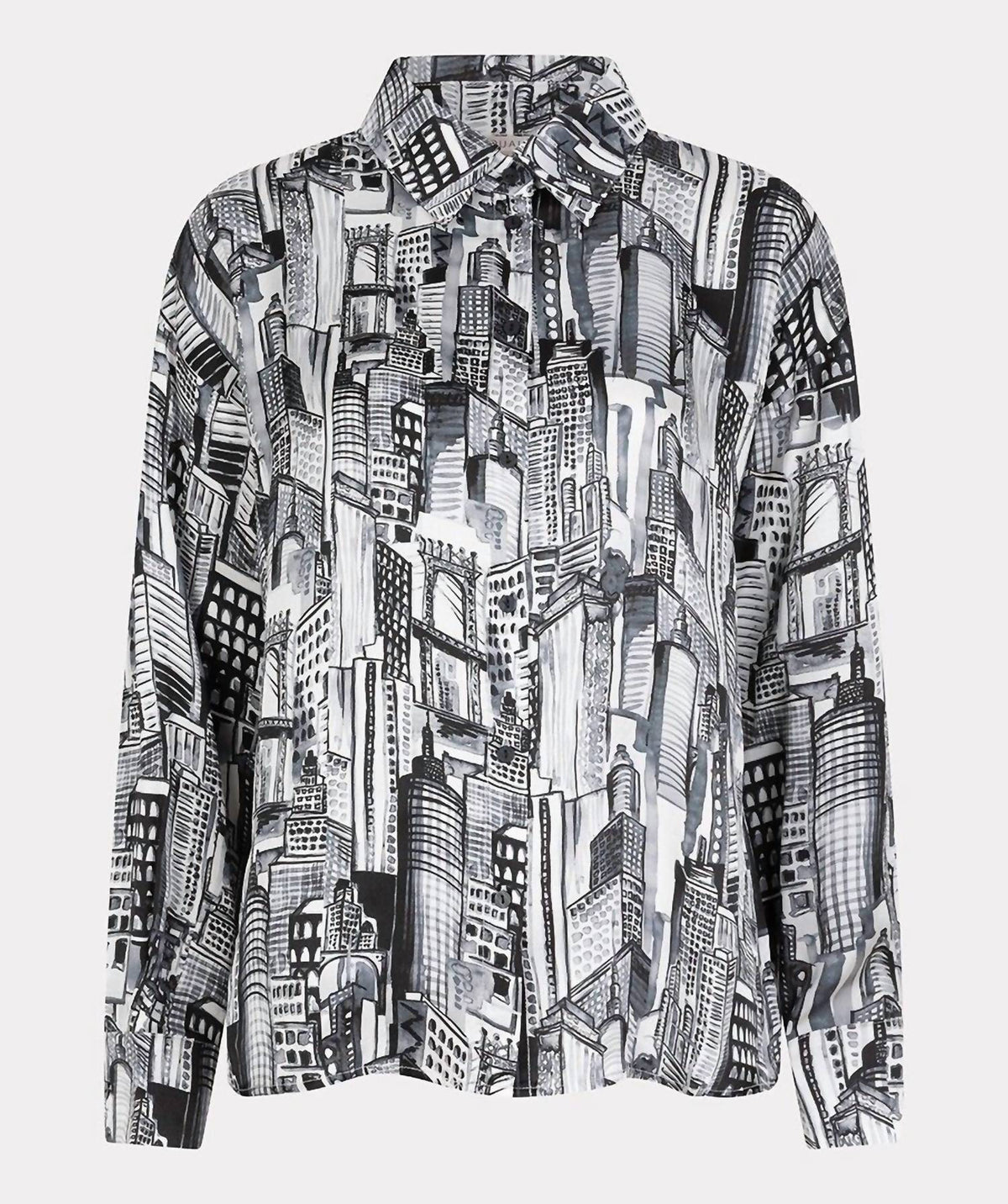 Esqualo - Women's City Print Blouse