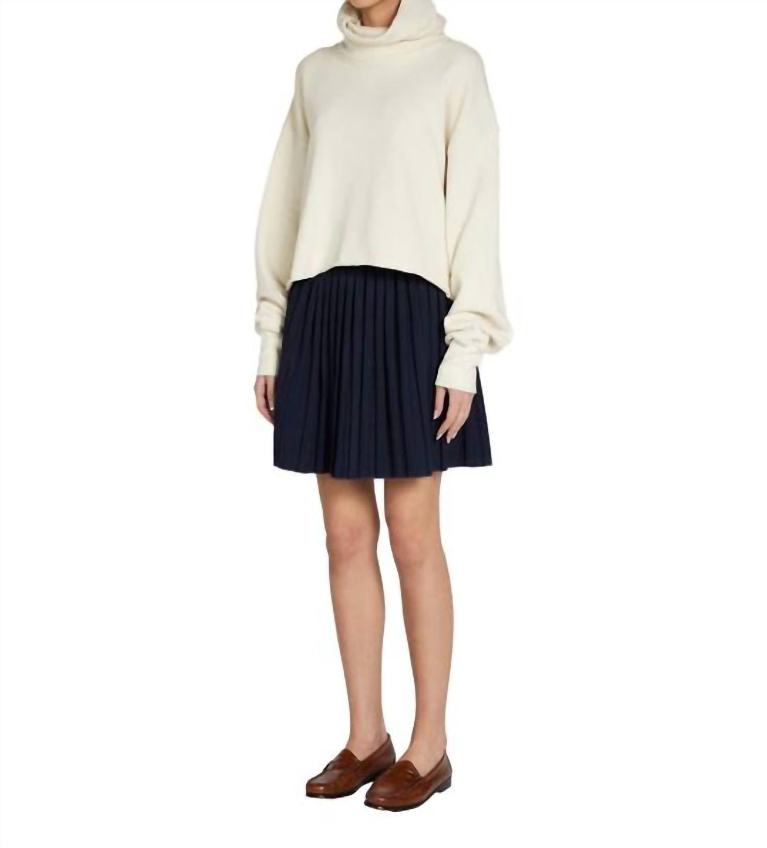 Les Tien - Paulina Box Pleat Tennis Skirt