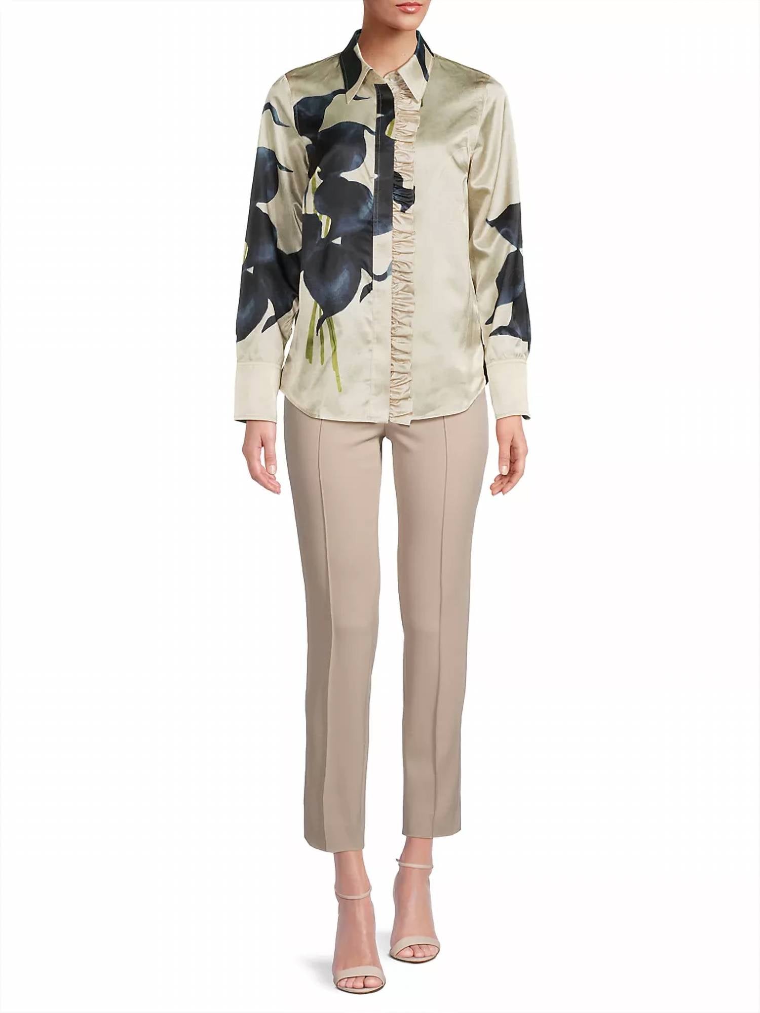Hope For Flowers - Frilled Button Down Top