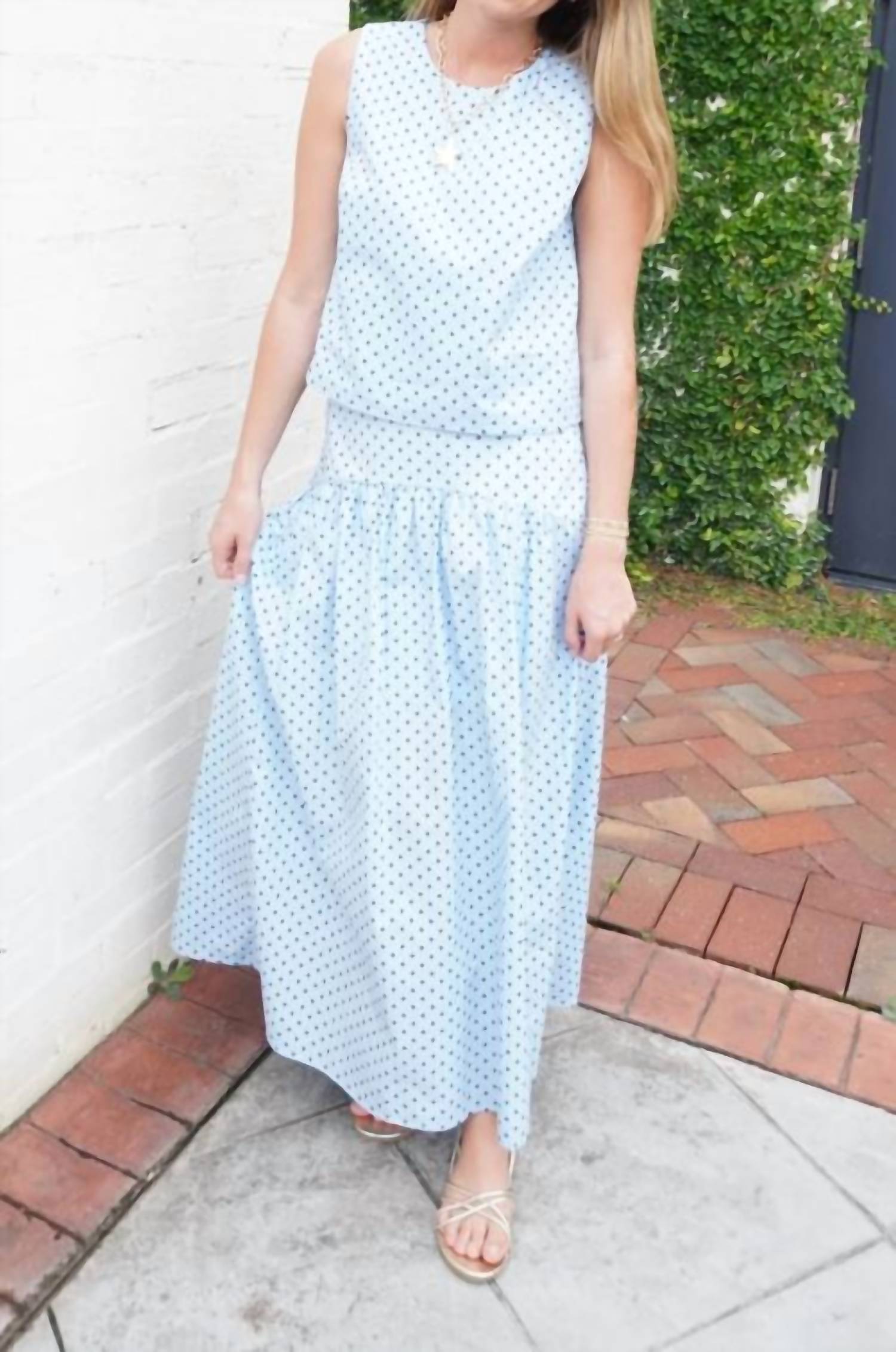 Day + Moon - Polka Dot Maxi Skirt