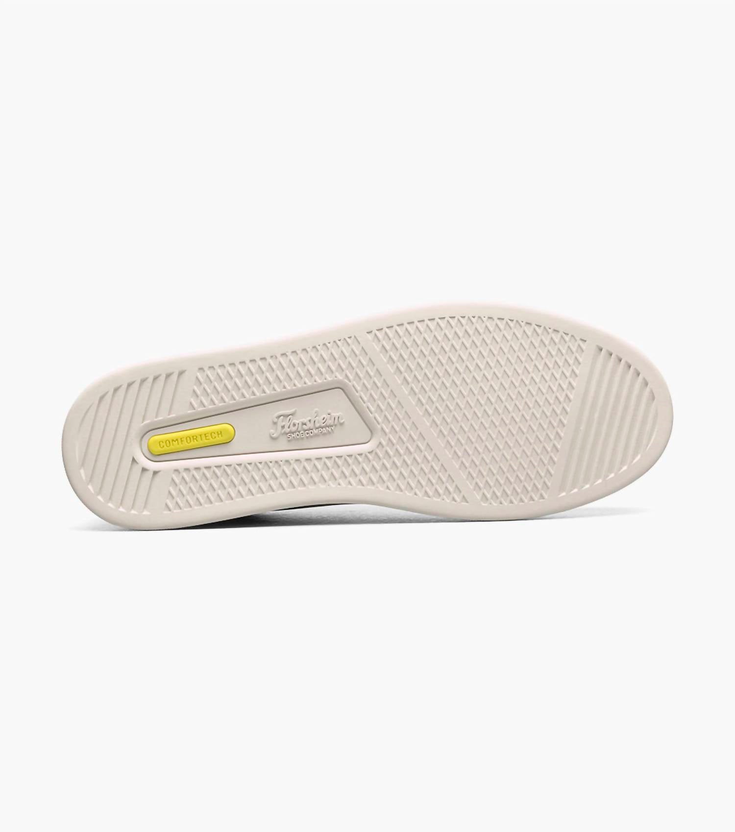 Florsheim MEN'S MONOPOLI SLIP ON SHOES in black - men's sneaker - detail view