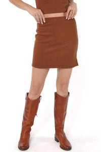 Sadie & Sage - On A Stroll Knit Mini Skirt