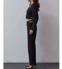 Crescent - Janey Cut-out Trouser Pants