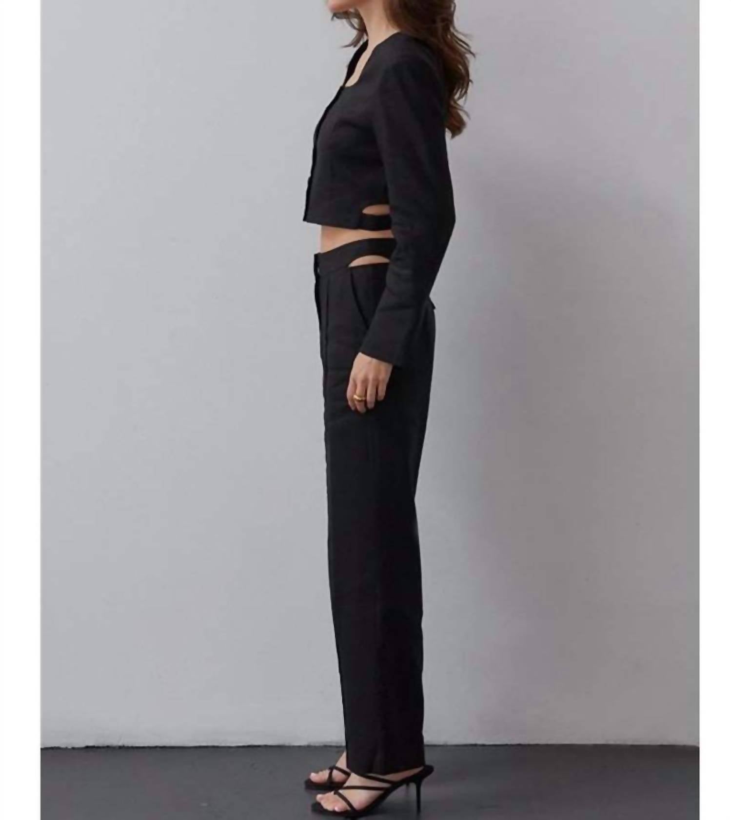Crescent - Janey Cut-out Trouser Pants