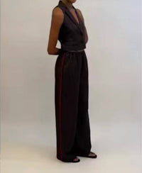 Rosie Assoulin - High Line Pinstripe Twill Pant