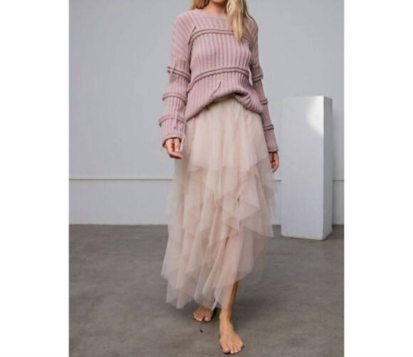 Easel - All Over Mesh Ballerina Skirt
