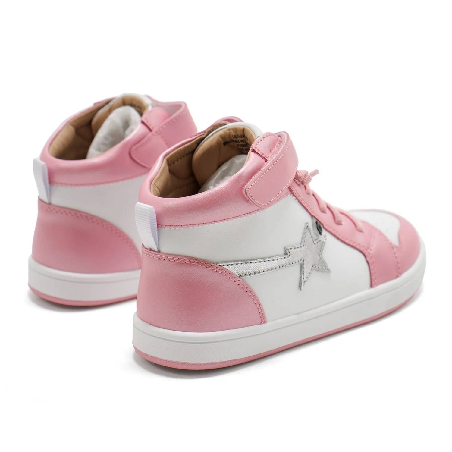 Oldsoles - Girl's Team Star High Top Lace-up Sneakers