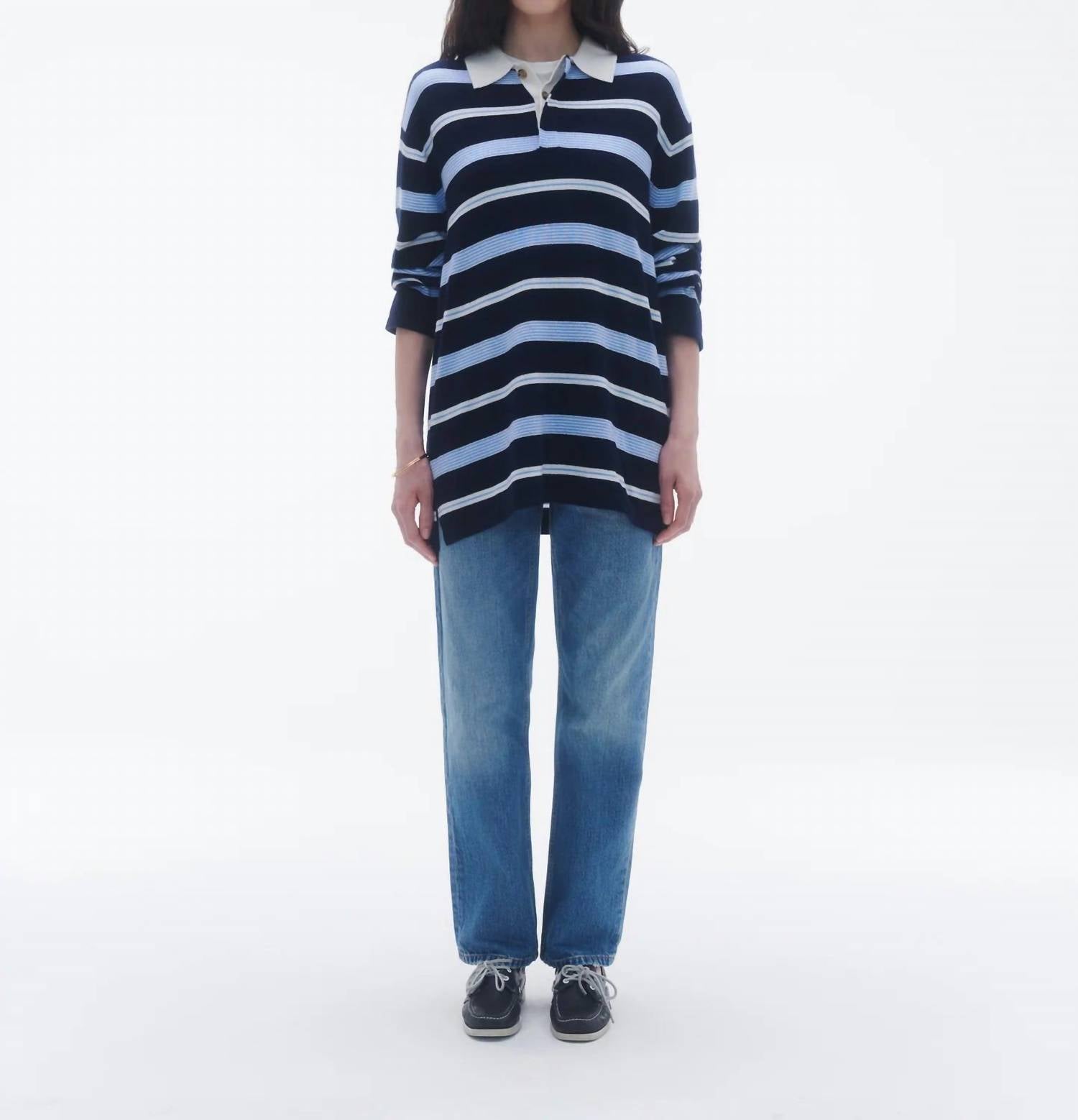 Guest In Residence - Striped Rugby Sweater