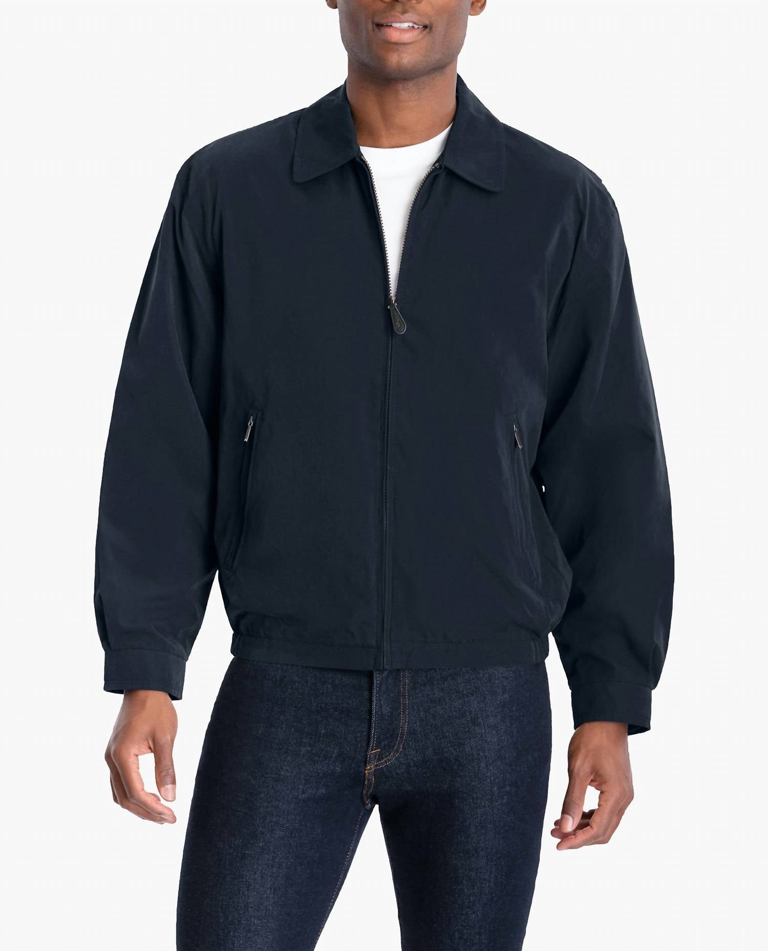 London Fog - Big Men's Auburn Light Weight Zip Front Golf Jacket