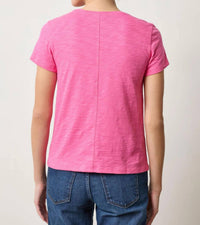Lilla P - Short Sleeve Back Seam Crewneck Tee