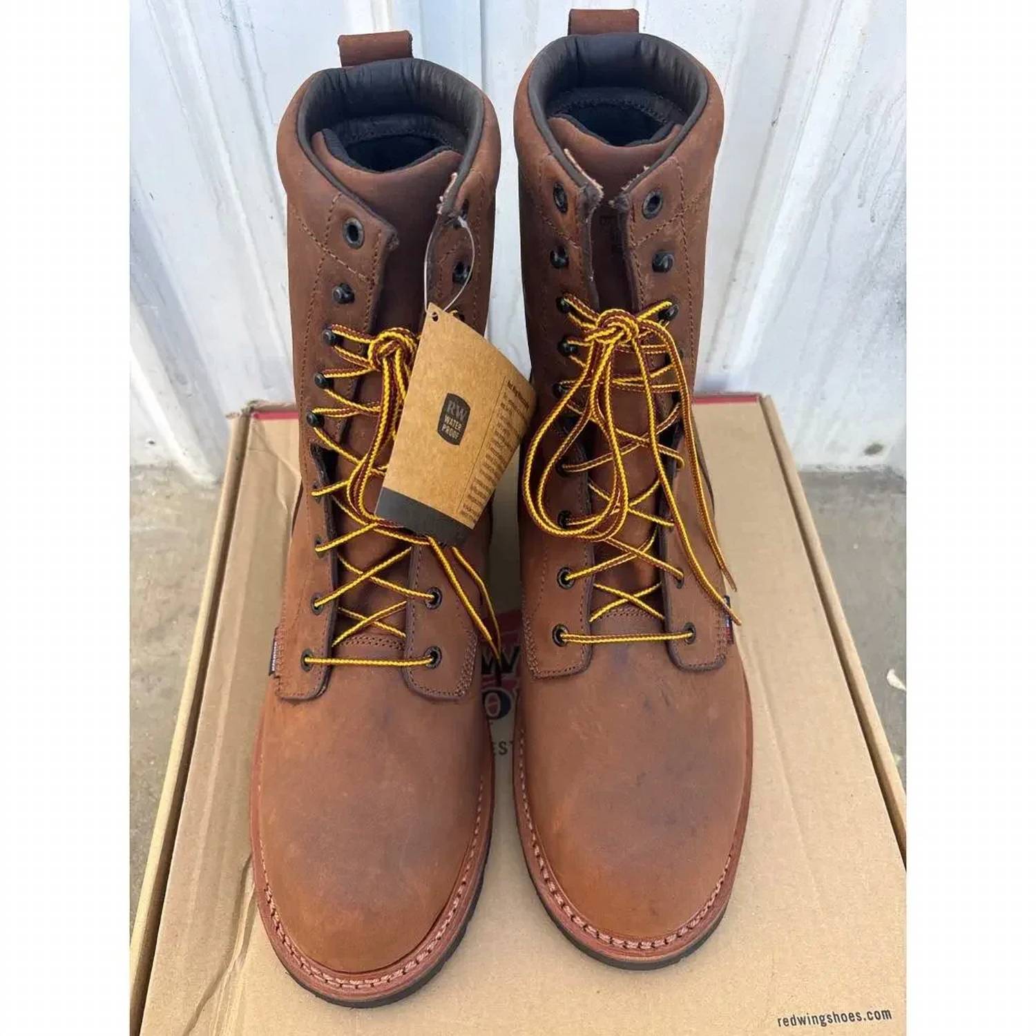 Red Wing Shoes - Men's Logger max Waterproof Steel Toe Insulated Work Boots