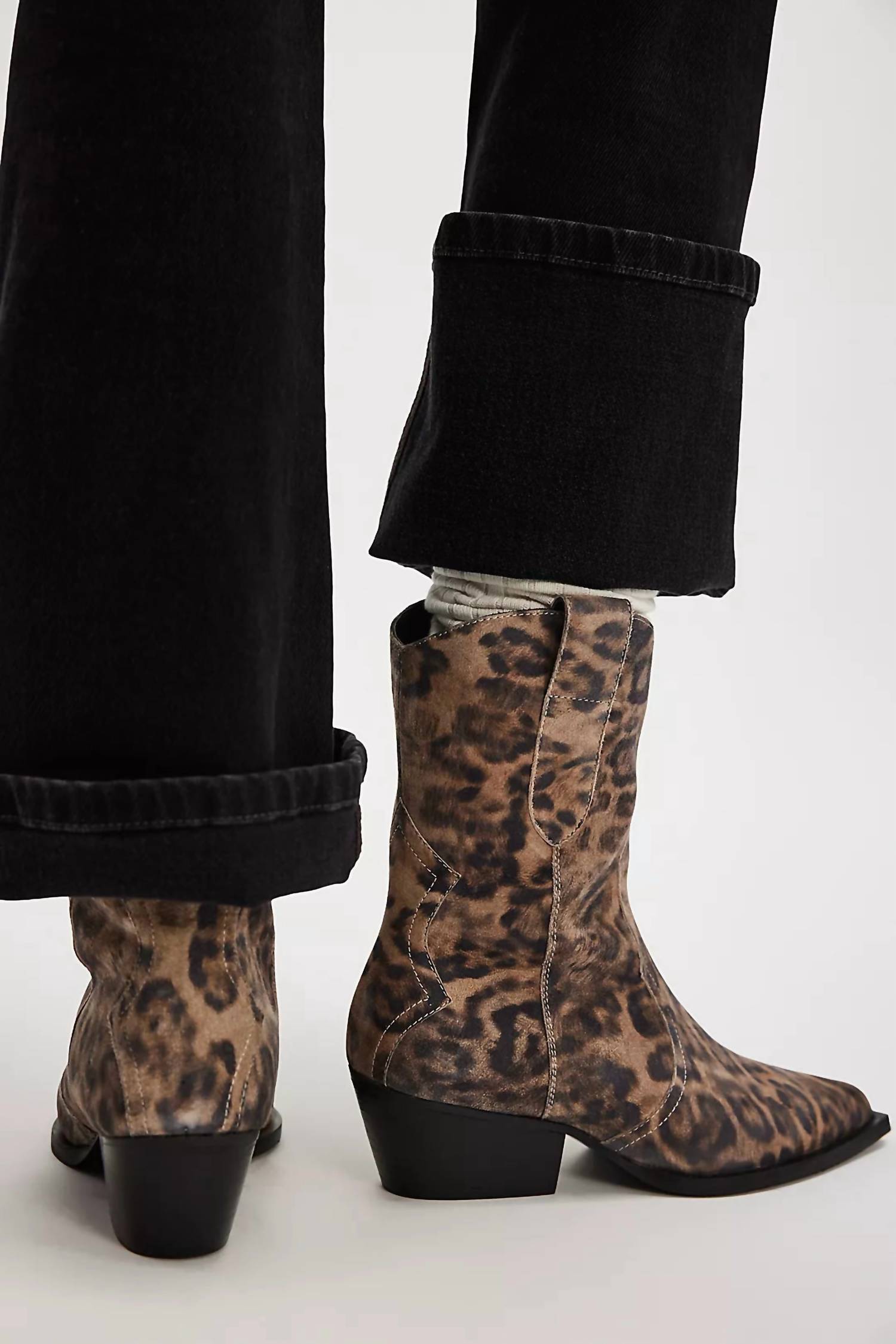 Free People Women's Cat Nap Cowboy Boots in leopard - women's shoe - view 5