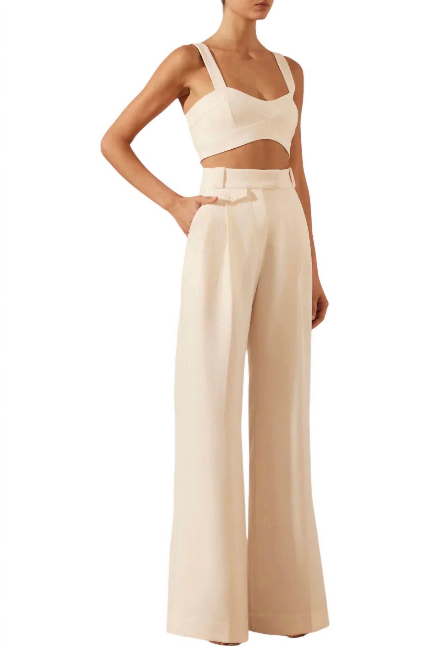 Shona Joy - Irena High Waisted Tailored Pants