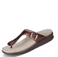 SAS Women's Sanibel T-strap Sandal in bronze - women's sandal - detail view