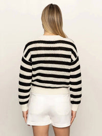 Sanctuary - Open Knit Bomber Jacket
