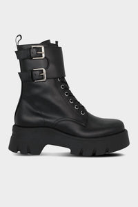 Gianvito Rossi - Women's Marloe Leather Combat Boots