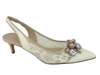 Pelle Moda - Women's Adenn Kitten Heel Sling-back Pump