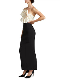 RONNY KOBO Kane Dress in black ivory - women's dress - view 4