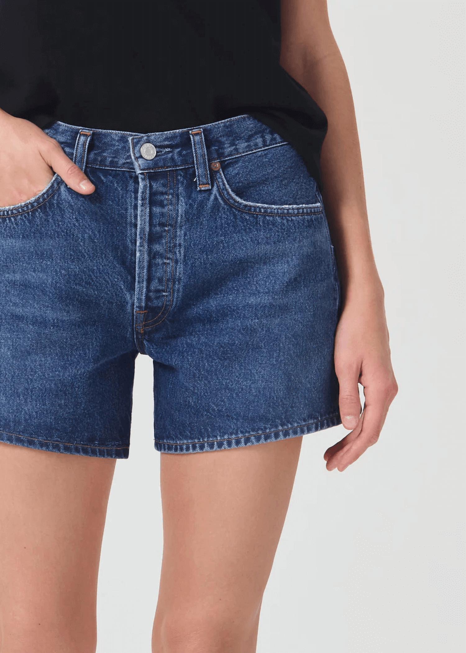Agolde - Parker Long Denim Short