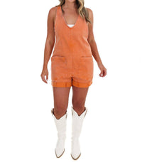 Zenana - Halftime Hype Denim Romper