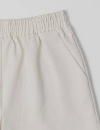 By Together Women's Refined Shorts in milk - women's shorts - detail view