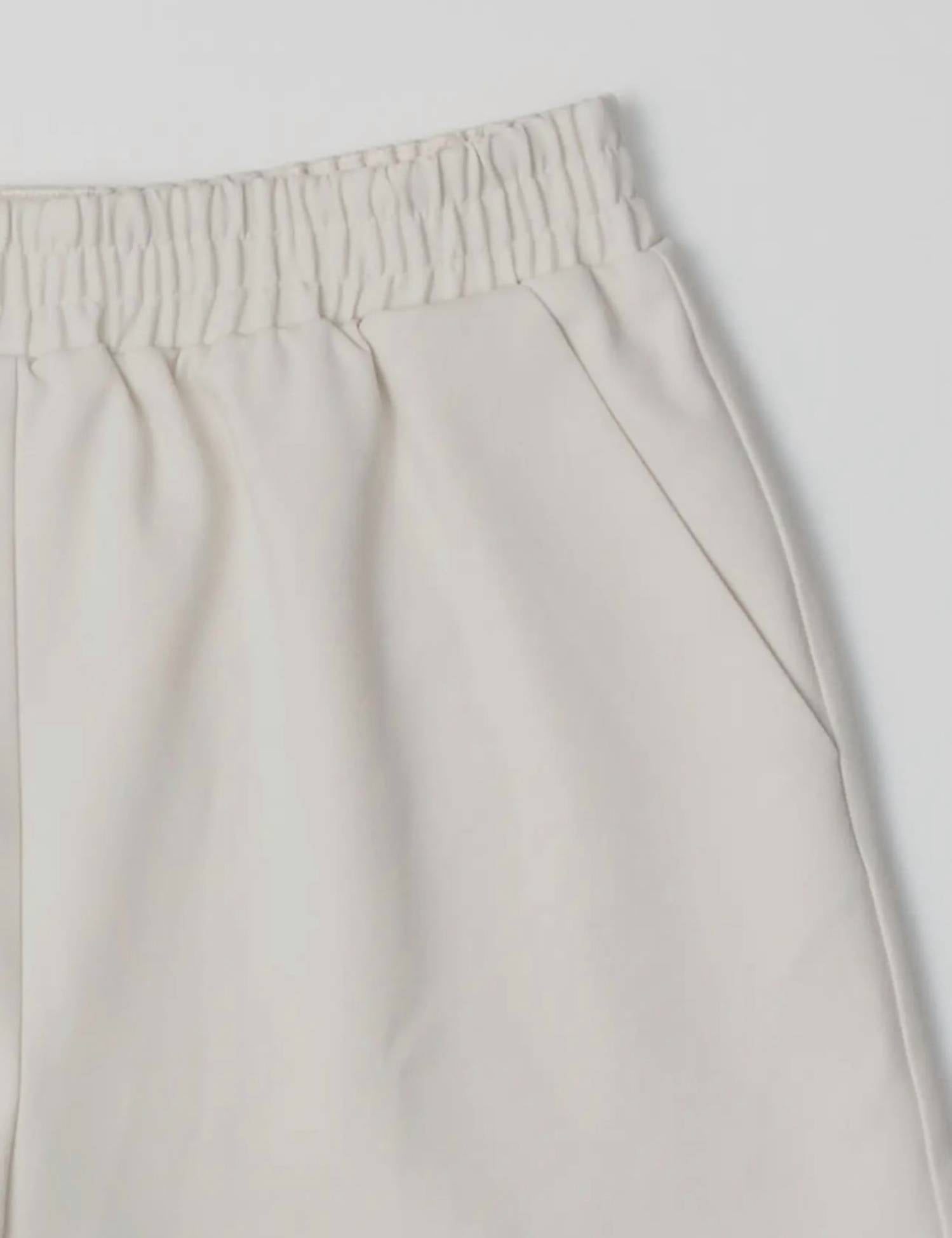 By Together Women's Refined Shorts in milk - women's shorts - detail view