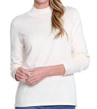 Multiples - Mock Neck Long Sleeve Sweater