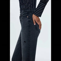 PISTOLA Ally High Rise Bootcut Jeans in after hours - women's jeans - alternate view