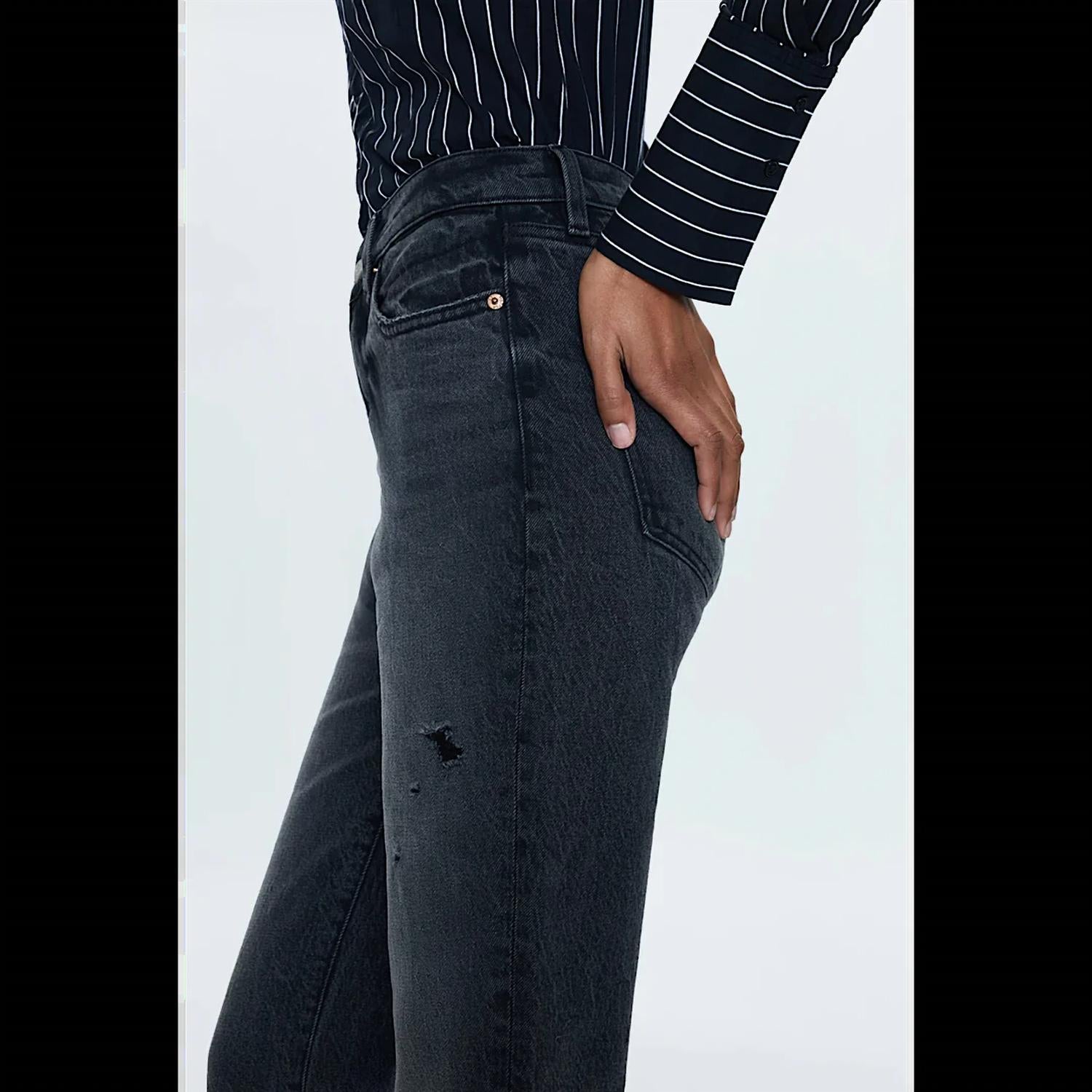 PISTOLA Ally High Rise Bootcut Jeans in after hours - women's jeans - alternate view