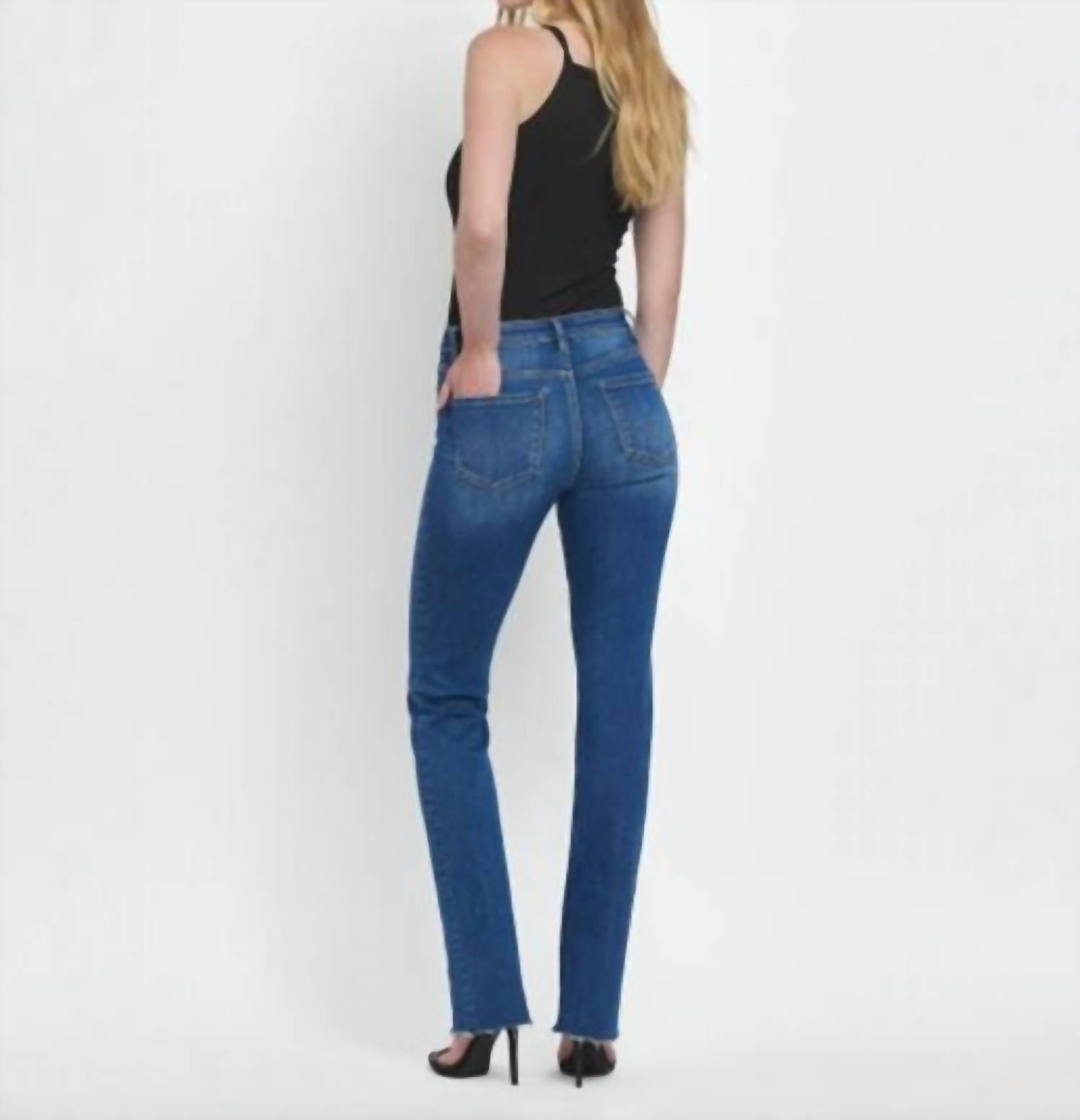 Lovervet - High Rise Slim Bootcut Jeans