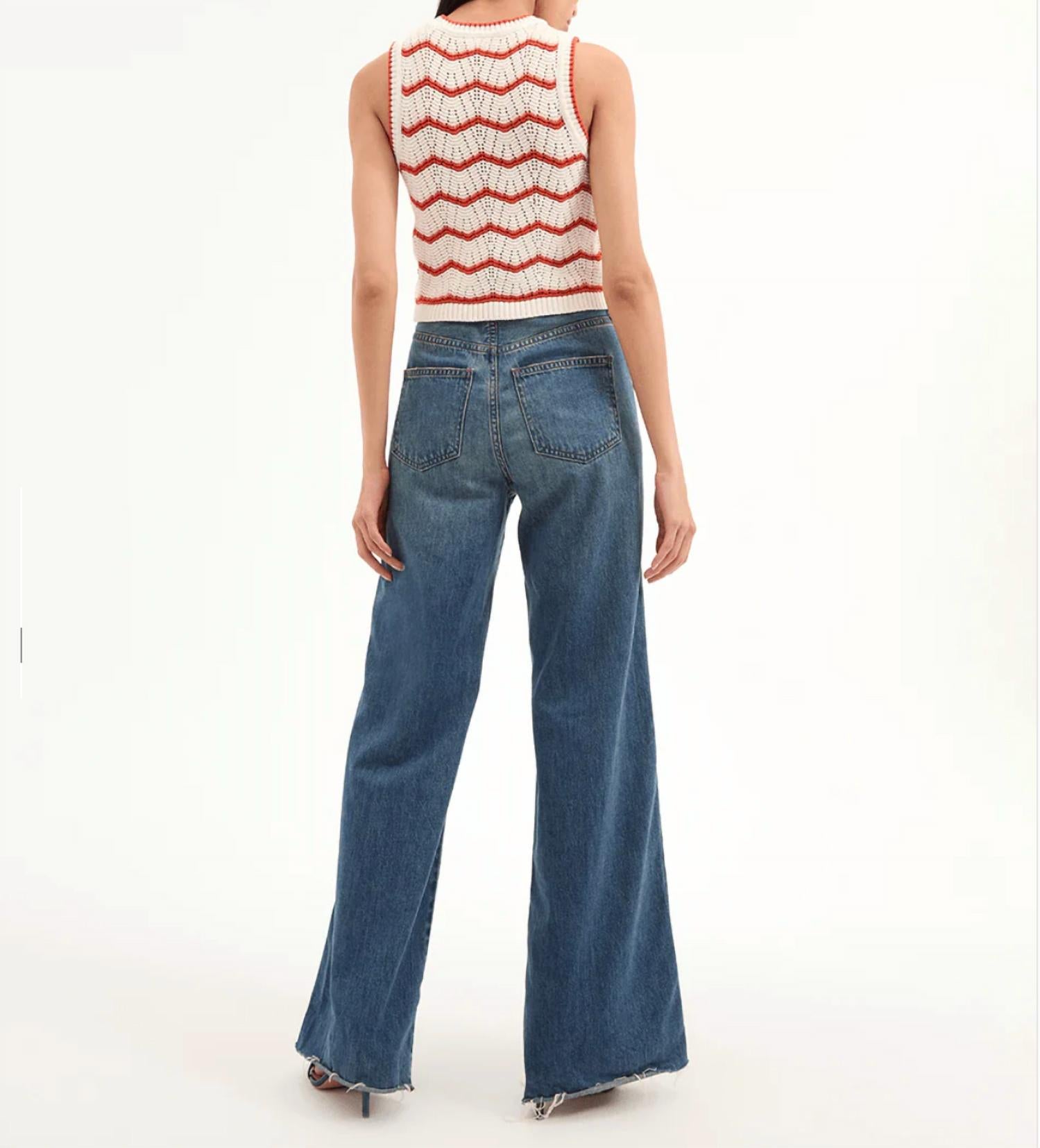 Veronica Beard - Cropped Jerrel Knit Tank Top