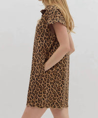 Echo - Animal Print Mini Dress