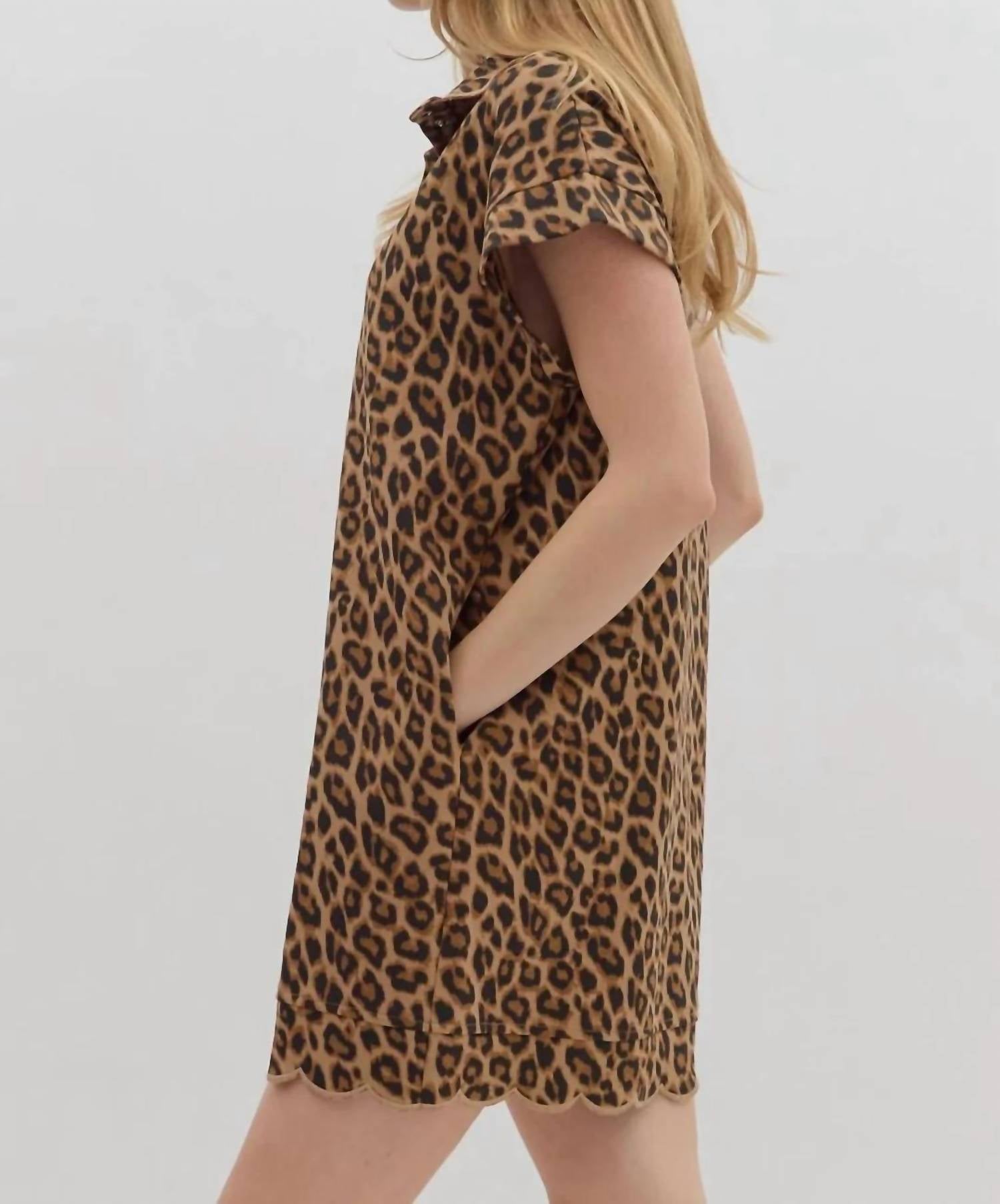 Echo - Animal Print Mini Dress