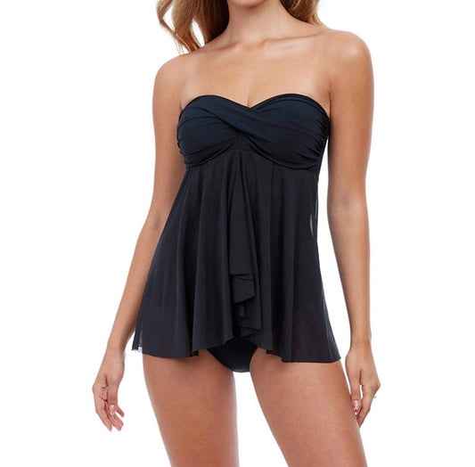 Profile By Gottex - Twist Front Strapless One Piece Swimsuit