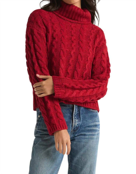 Z Supply - Tied To You Cable Knit Turtleneck Sweater