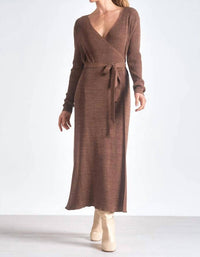 Elan - Sweater Wrap Dress