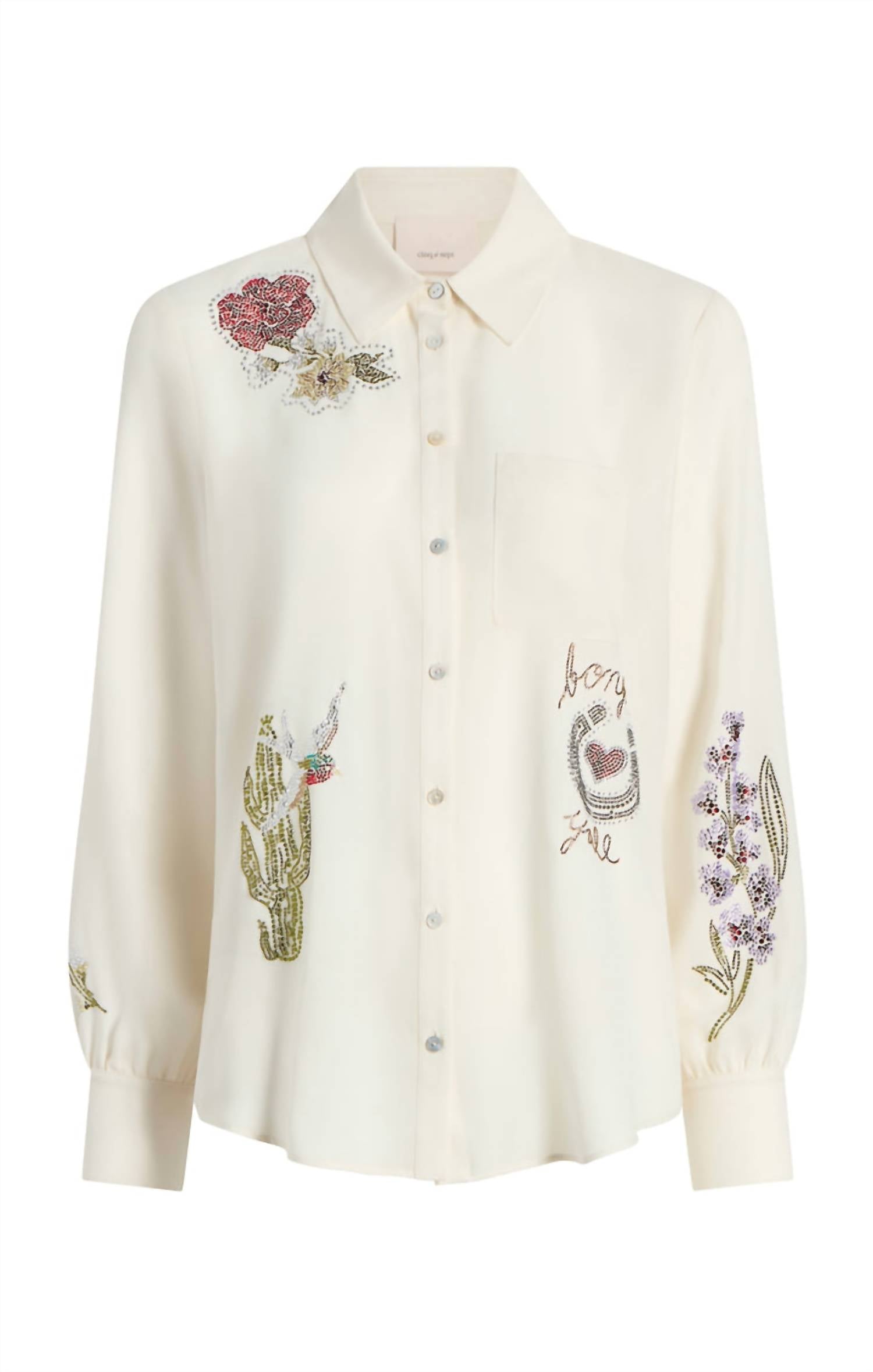 Cinq A Sept - Western Amour Blanche Top
