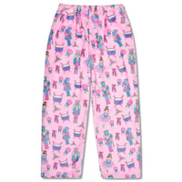 iScream Nutcracker Waltz Plush Pants in pink - kids' joggers - alternate view