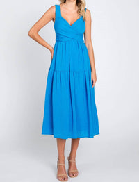 Entro - Wrap Tie Midi Dress