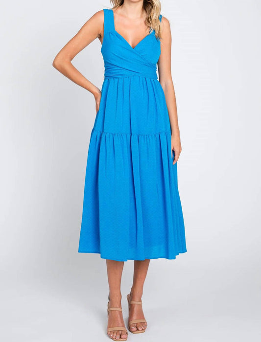 Entro - Wrap Tie Midi Dress