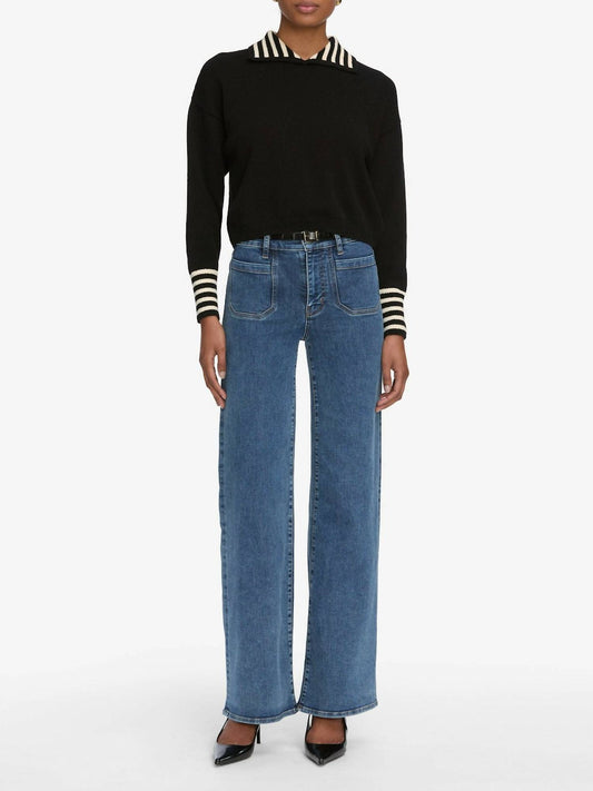 Frame - Le Slim Palazzo Modernist Pocket Jeans