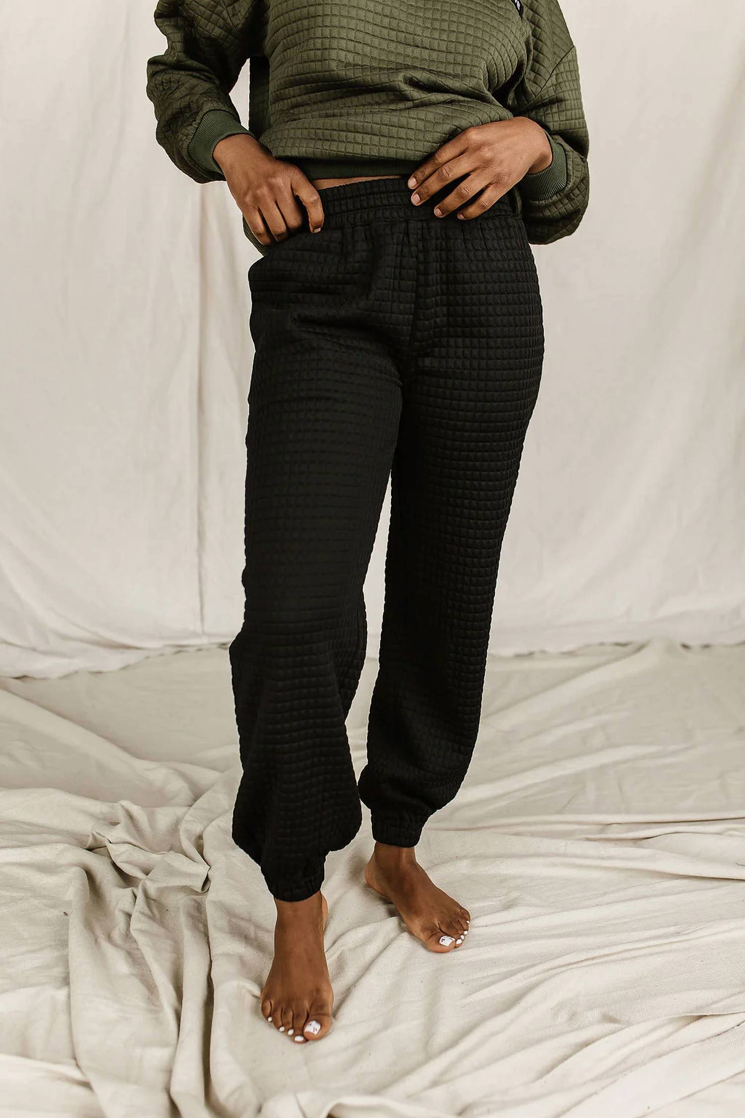 Ampersand Ave - Quilted Jogger Pants
